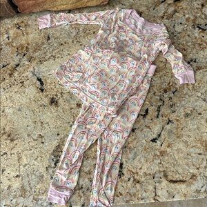 Little Sleepies Rainbow Pajama Set - 12-18 months